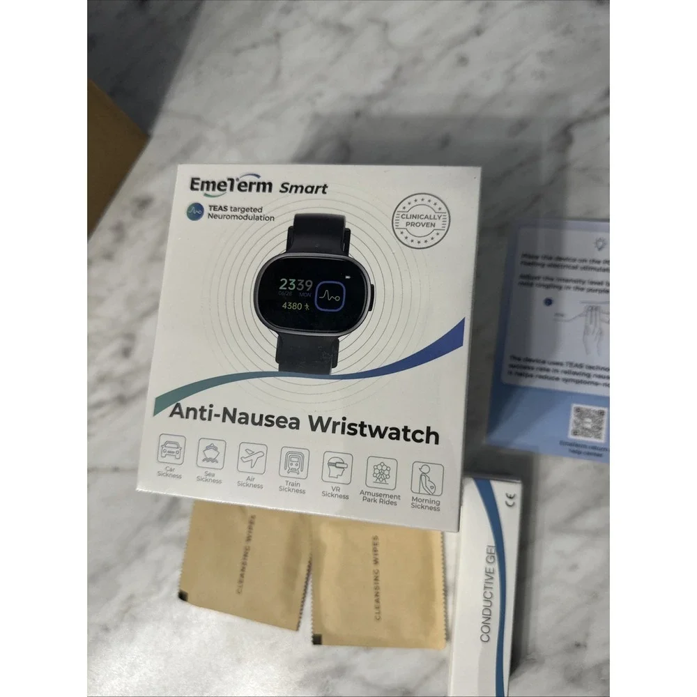 EmeTerm Smart Anti-Nausea Wristwatch Touchscreen‎ Sickness Vomit Relief